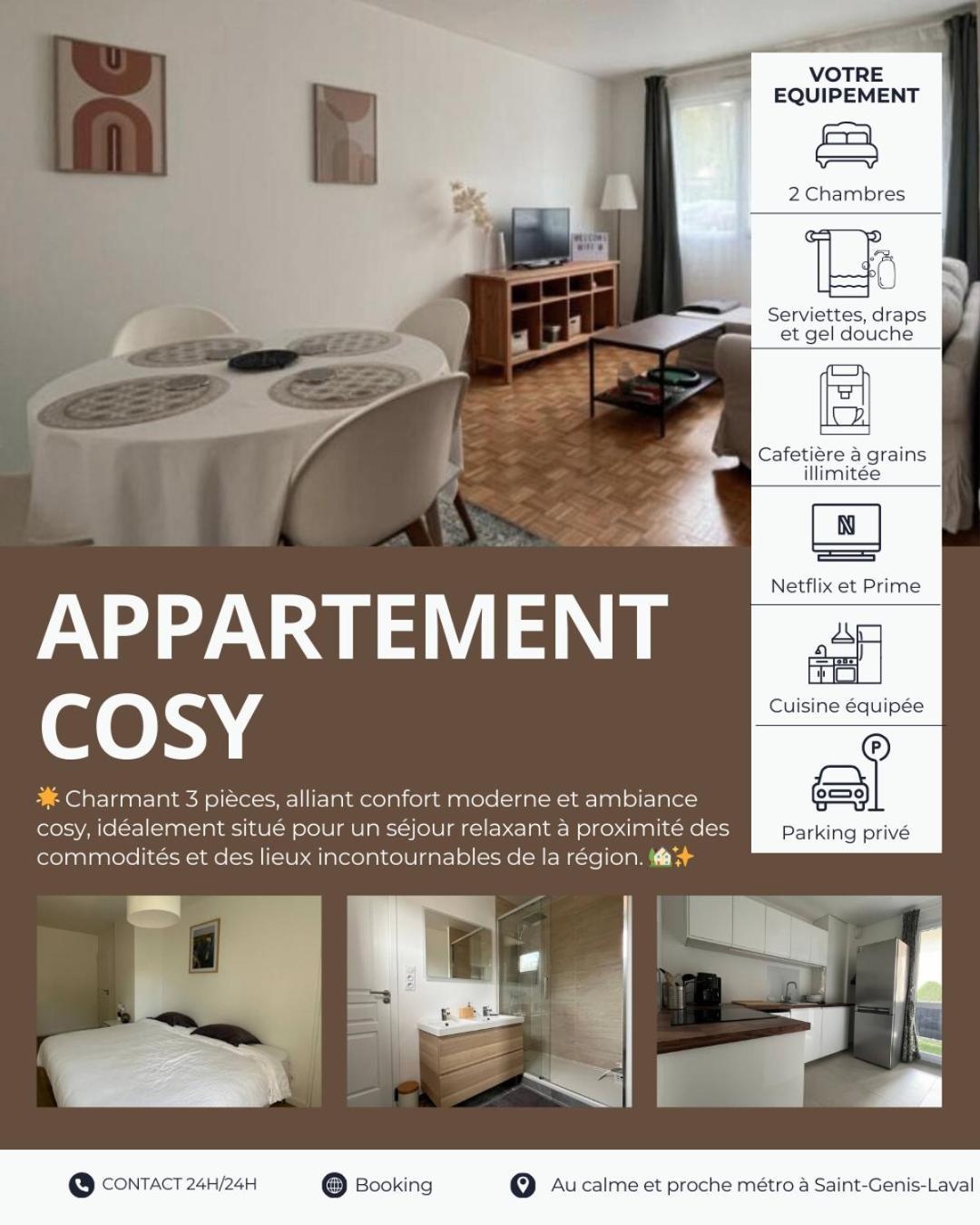 Appartement Cosy Et Confortable Saint-Genis-Laval Exteriör bild